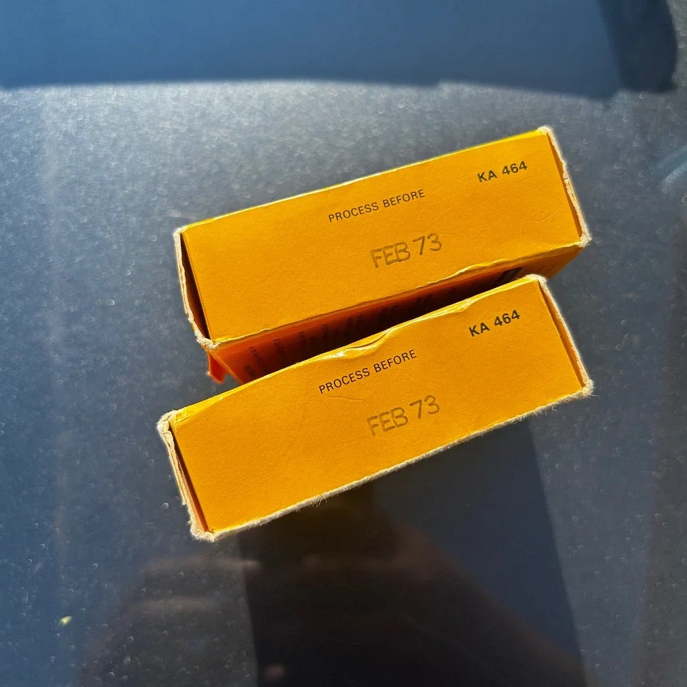 Kodak boxes show